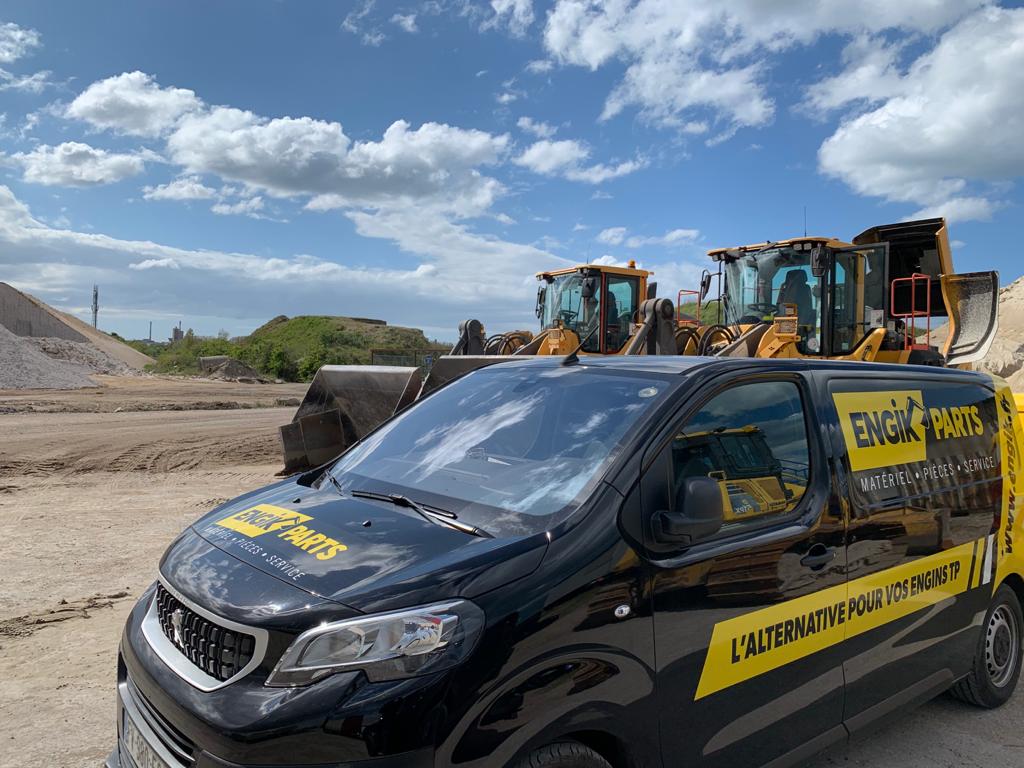 ENGIK truck in the field